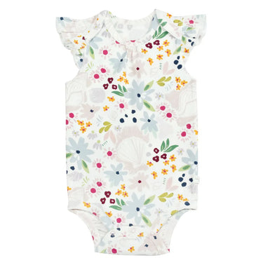 Floral Shell Bodysuit 0-24mths